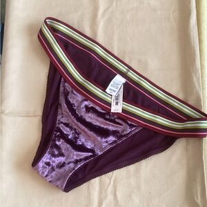 Victoria's Secret Purple Velvet Panties